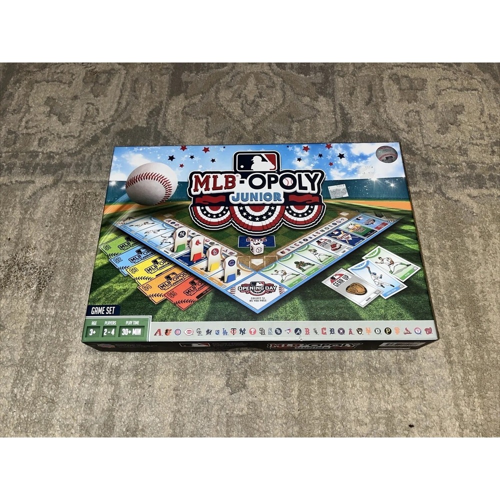 New‎ MLB MLB-Opoly Jr Junior Baseball Teams Licensed MasterPieces